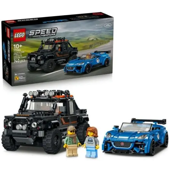 LEGO Speed Champions 77264 Jaguar Project 7 og Land Rover Defender