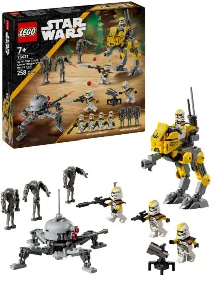 LEGO Star Wars 75431 Stridspakke med klonesoldater fra 327. stjernekorps