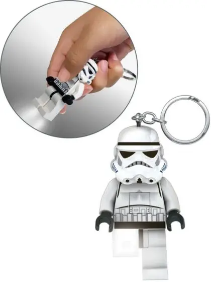 LEGO Star Wars Stormtrooper nøkkelring med LED-lys