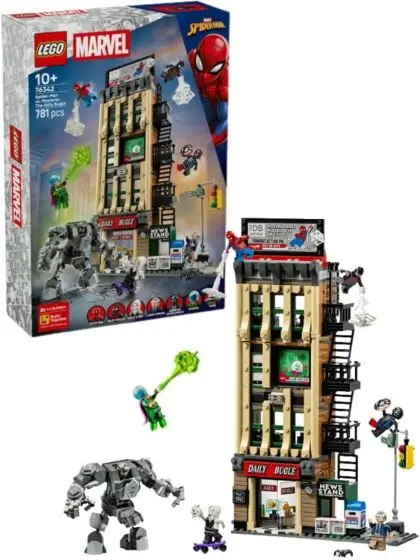 LEGO Super Heroes 76342 Marvel Spider-Man mot Mysterio: Daily Bugle