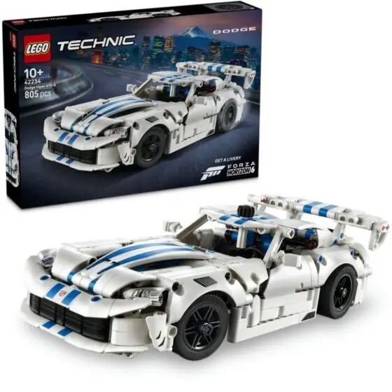LEGO Technic 42234 Dodge Viper GTS-R-sportsbil