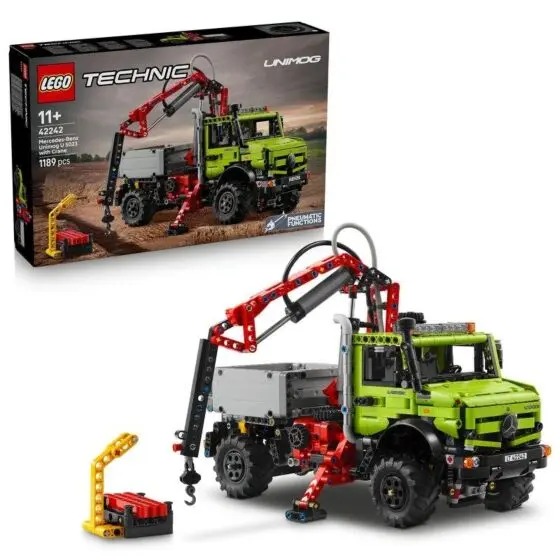 LEGO Technic 42242 Mercedes-Benz Unimog U 5023 med kran