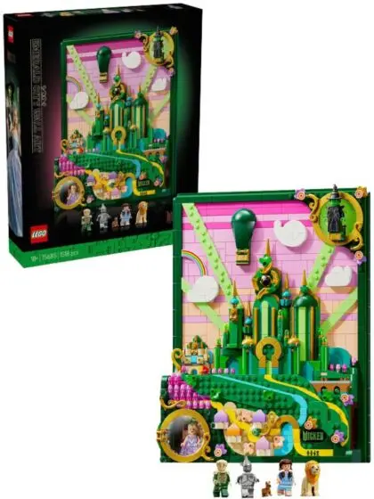 LEGO Wicked 75685 Emerald City-veggkunst