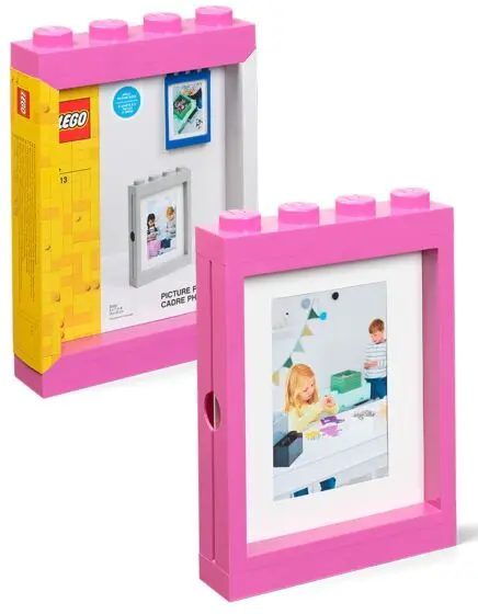 LEGO Storage bilderamme - pink