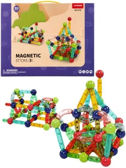 Magical Magnet Sticks - magnetisk byggesett med 90 deler