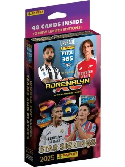 Panini FIFA 365 Adrenalyn XL 2025 Star Signing box med fotballkort