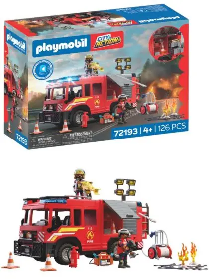 Playmobil City Action Brannbil med lys og lyd 72193