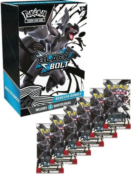 Pokemon TCG: Scarlet & Violet 10.5 Black Bolt – Booster Bundle