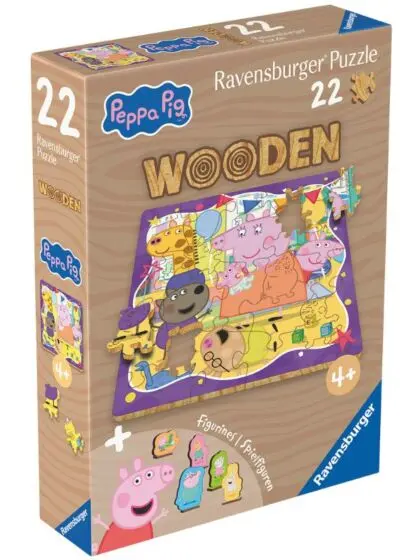 Ravensburger trepuslespill 22 brikker - Peppa Gris