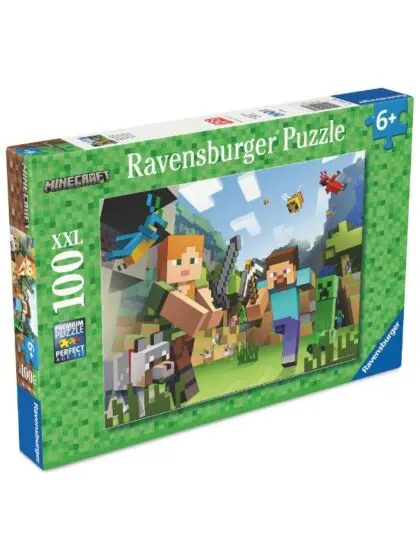 Ravensburger Minecraft Puslespill XXL 100 brikker