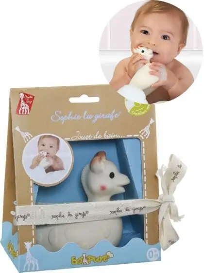 Sophie la Girafe badeand i naturgummi