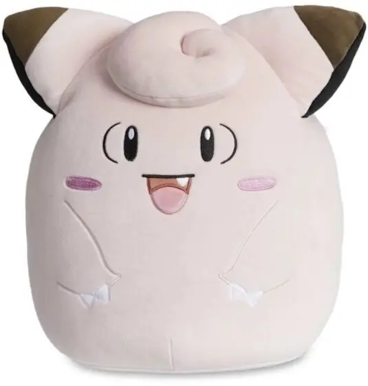 Pokemon Squishmallows Clefairy kosebamse og pute - 35 cm