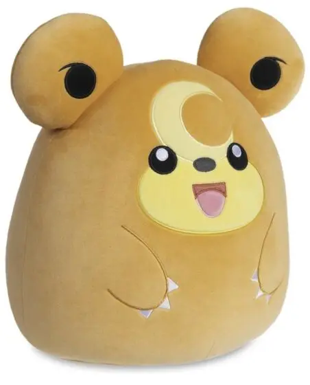 Pokemon Squishmallows Teddiursa bamse - 25 cm