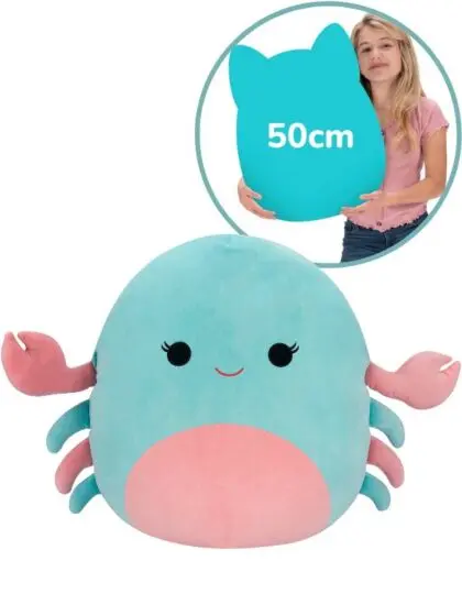 Squishmallows Isler Krabbe - kosepute 50 cm