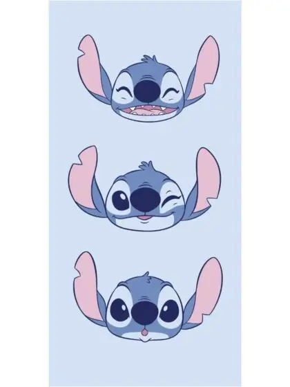 Disney Stitch håndkle i bomull - 70 x 140 cm