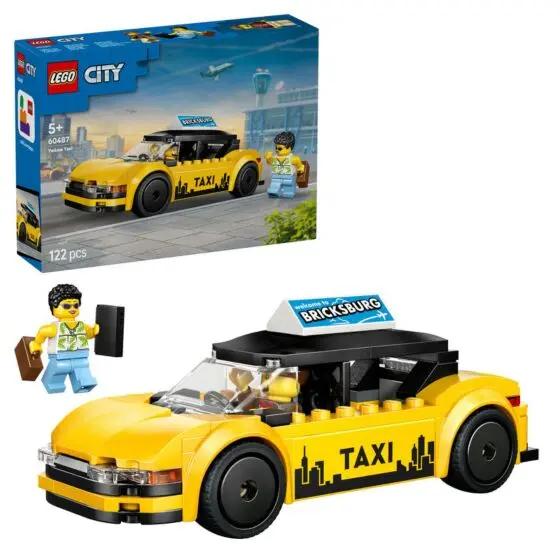 LEGO City 60487 Gul taxi