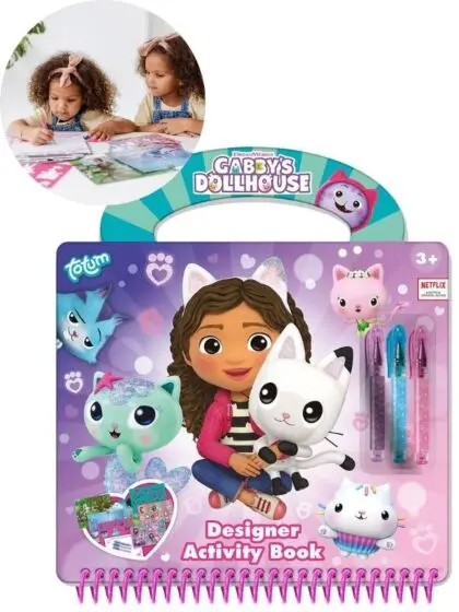 Gabbys Dukkehus Activityspad - kreativt designer set for barn