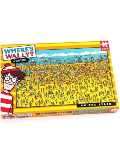 University Games Where’s Wally? Junior On the Beach puslespill - 250 brikker