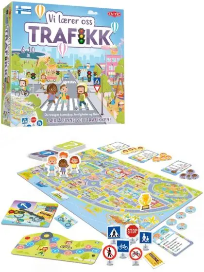 Vi lærer oss Trafikk Lærespill