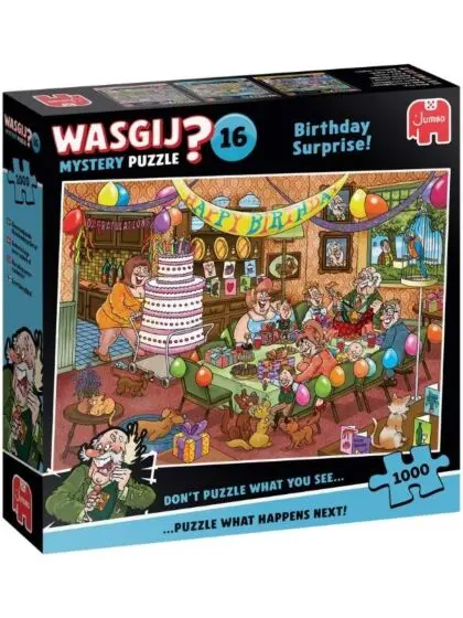 Wasgij Mystery 16 - puslespill 1000 brikker - Birthday Surprise!
