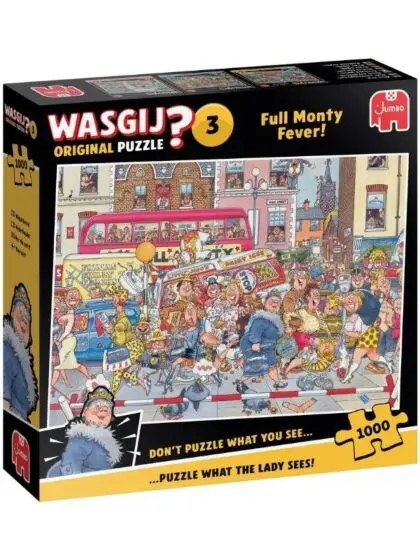 Wasgij Original 3 - puslespill 1000 brikker - Full Monty Fever