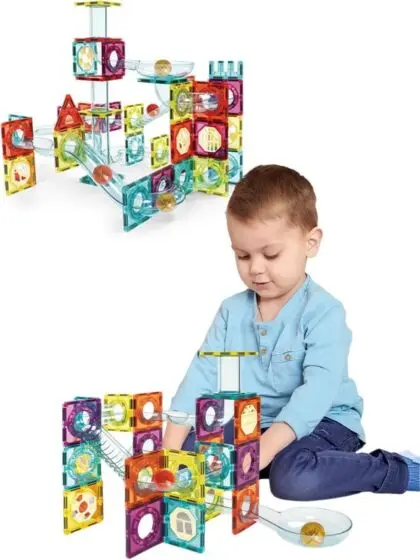 Magical Magnets Kulebane med magnetplater - 56 deler