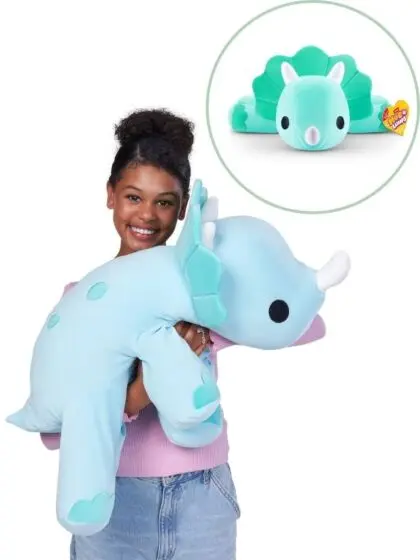 ZURU Hug-A-Lumps Delilah Dinosaur vektet kosedyr – Large