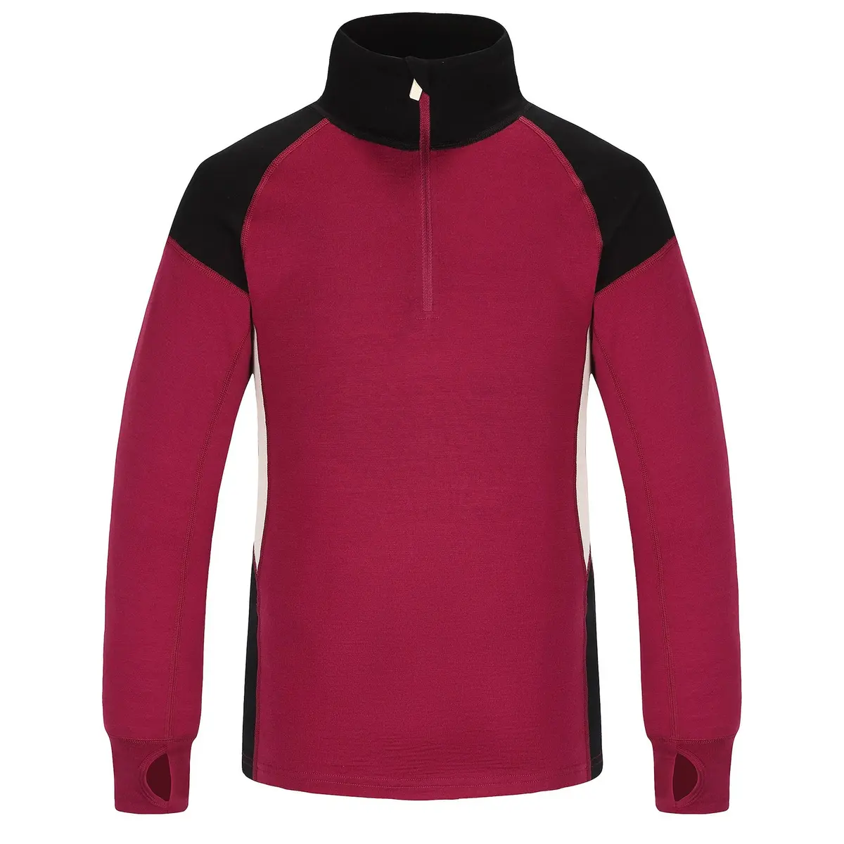 J Videseter, half-zip, 80% merinoull