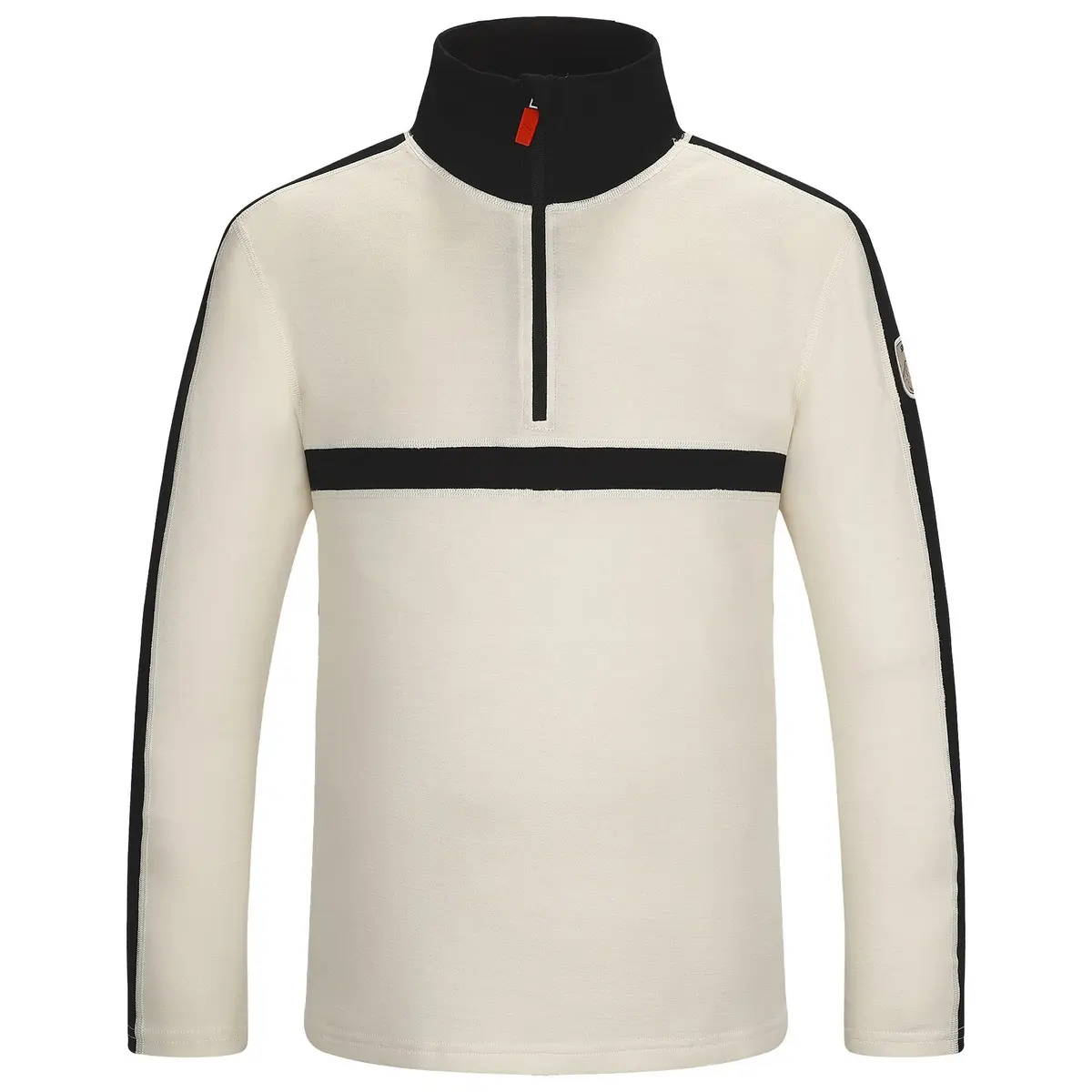 J Lepsøy, half-zip ulltrøye