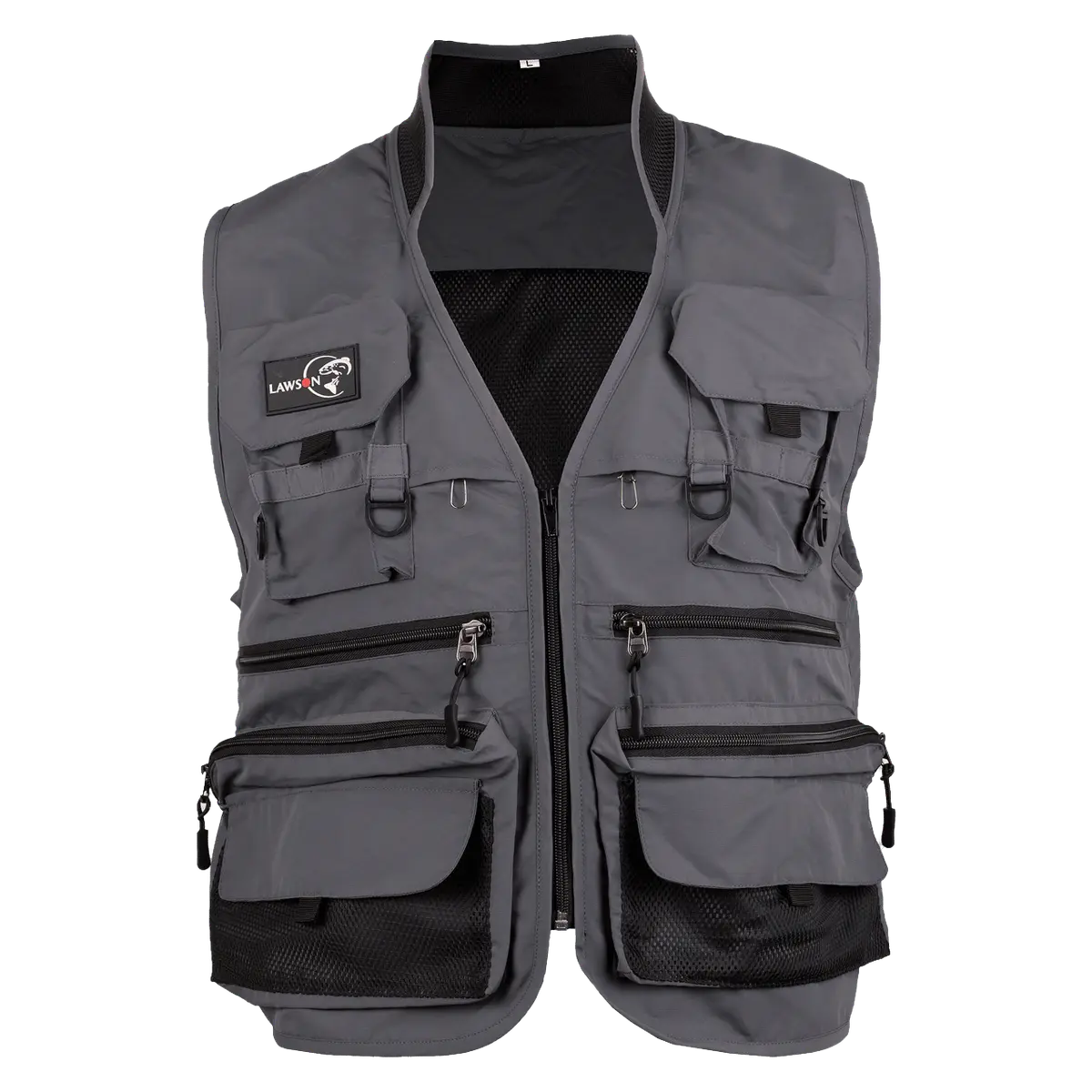 Lawson Fiskevest 8 Frontlommer + Rygglomme