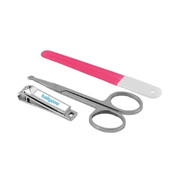 Babyono, Neglklipper Sett - Pink │ Alt til babyens negler!