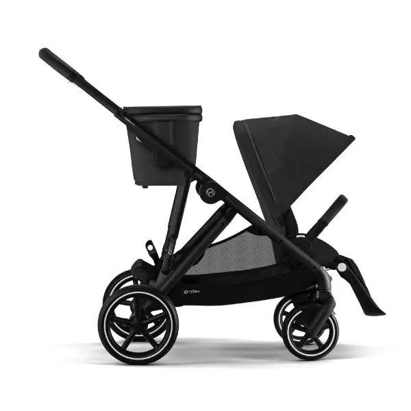 Cybex, Søsken-/tvillingvogn, Gazelle S - Moon Black