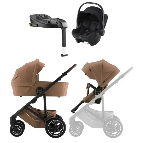 Britax, Smile 5Z Duo inkl. Core og Base - Warm Caramel