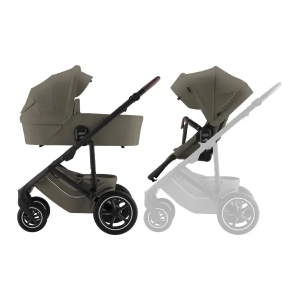Britax, Barnevogn, Smile 5Z, Duo, Lux - Urban Olive - denlillebarnebutikken.no