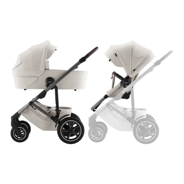 Britax, Barnevogn, Smile 5Z, Duo, Lux - Soft Taupe - denlillebarnebutikken.no