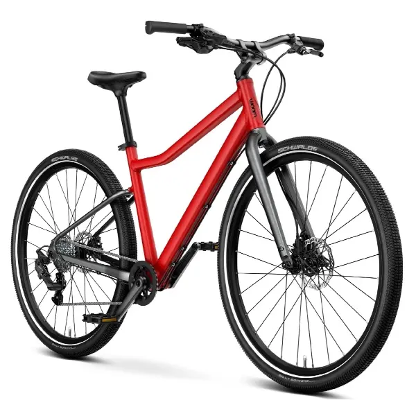 Woom, Explore 6, 26" - Red⎜Nytt sete med GoProfeste
