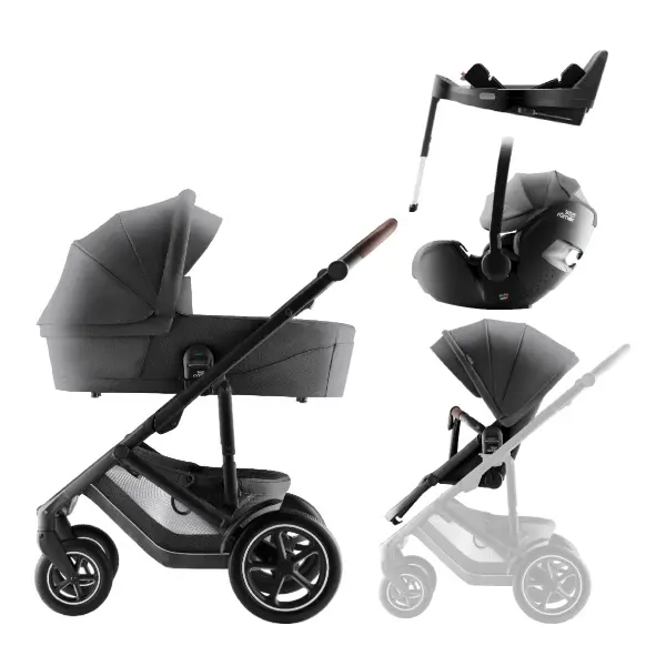 Britax, Smile 5Z inkl. Baby-Safe Pro og Base - Mineral Grey