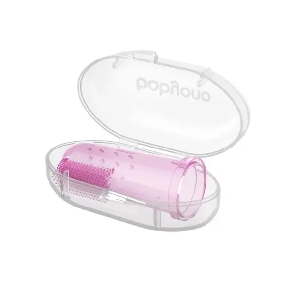 Babyono, Baby Tannbørste - Pink⎜Den første tannbørsten!