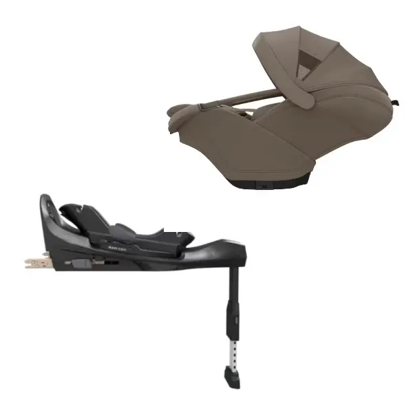 Maxi-Cosi, Coral Slide Pro, FamilyFix Slide - Oak Truffle