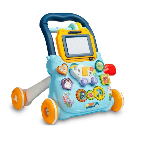 Toyz, Gåvogn blå m/Aktivitetsleker & Musikk - denlillebarnebutikken.no