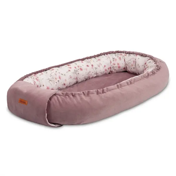Sensillo, Babynest - Bloom Pink - denlillebarnebutikken.no