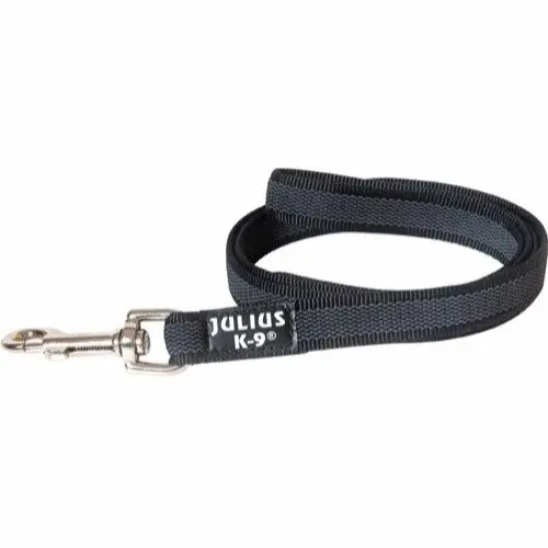 Julius K9 Gummiert Kobbel 14mm bredde med håndtak - Hele Norges Dyrebutikk