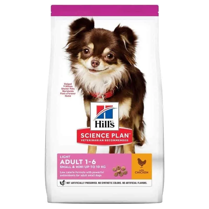 Hill's SP Canine Adult Light Small & Mini Chicken - Hele Norges Dyrebutikk