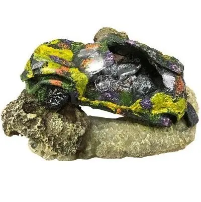 Akvariedekorasjon Bilvrak 17.5x10,5x9cm - Hele Norges Dyrebutikk