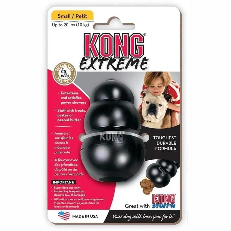 KONG Extreme Aktivitetsleke Sort - Hele Norges Dyrebutikk