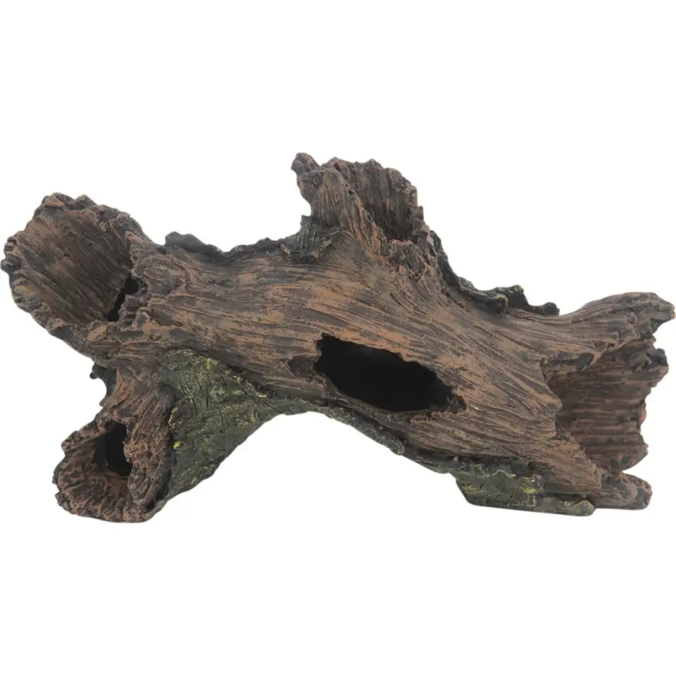4FISH Kunstig Trestamme 29x11.5x13 cm - Hele Norges Dyrebutikk