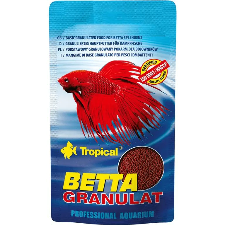 Tropical Betta Kampfisk Granulat 10g - Hele Norges Dyrebutikk
