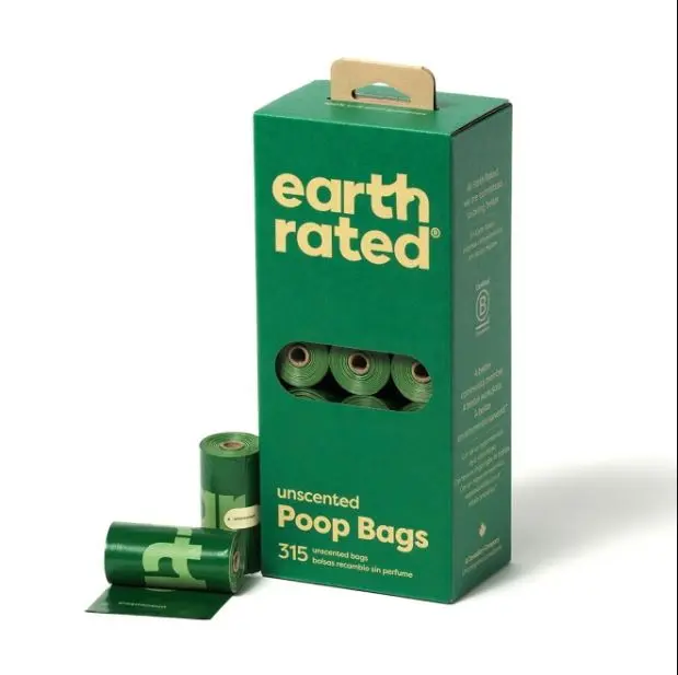 Earth Rated Hundeposer Nøytral 21 ruller - Hele Norges Dyrebutikk