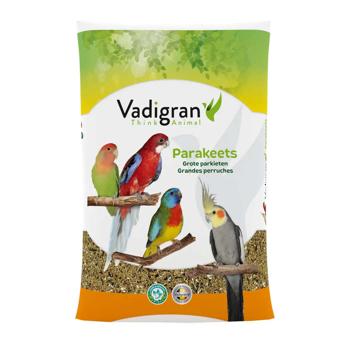 Parakittfor Vadigran Original 20 kg - Hele Norges Dyrebutikk