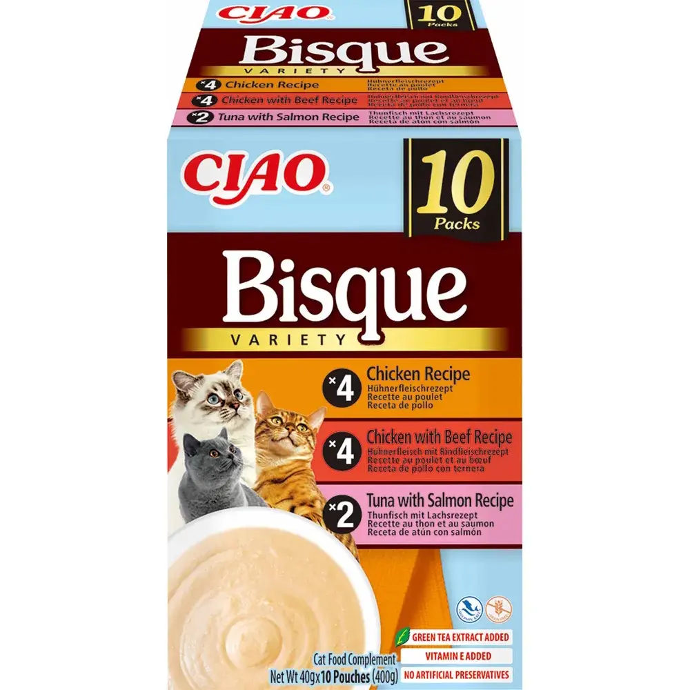 Ciao Chicken Bisque Varieties 10st - Hele Norges Dyrebutikk